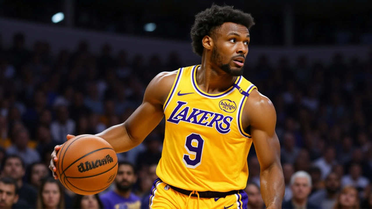 Bronny James Drops Career-High 39 Points as South Bay Lakers Edge Santa Cruz Warriors